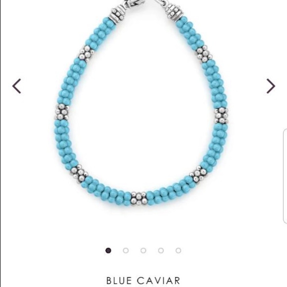 Lagos Blue Caviar Beaded Bracelet